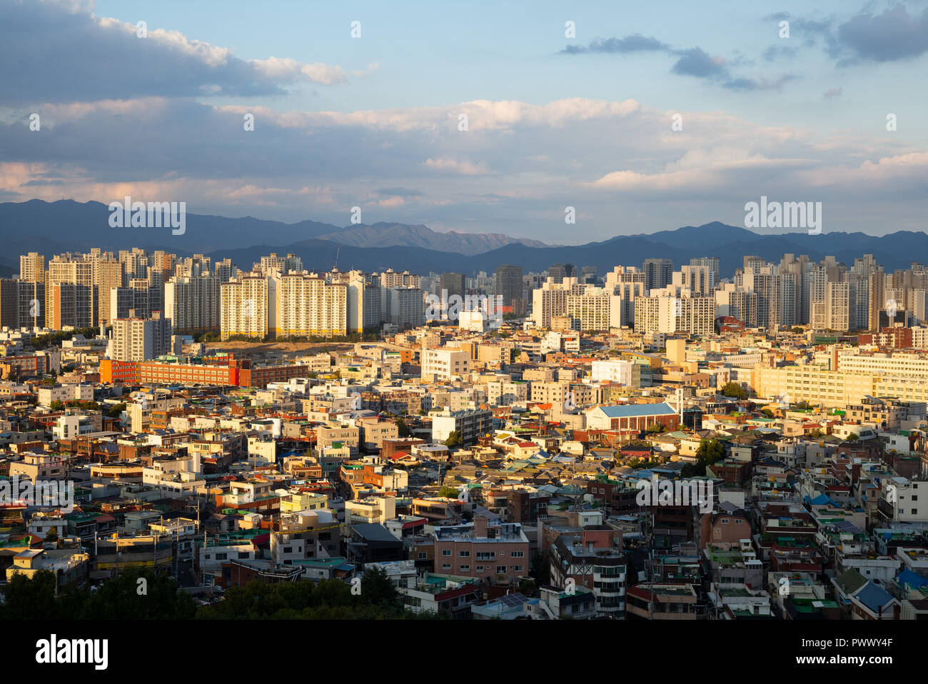 Cityscape de Seoul, Corée du Sud Banque D'Images