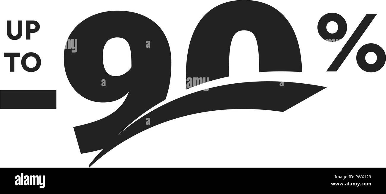 Symbole d'escompte. Autocollant pour la promotion des entreprises. Saison chaude vente label, maison de vacances icône. Modèle pour promo flyer, design de bannières, affiches. Vector illustration. Illustration de Vecteur