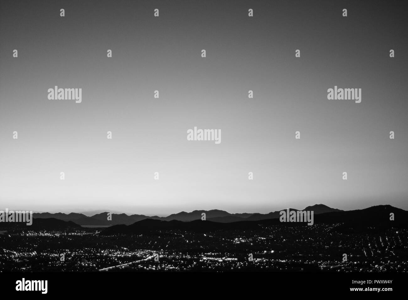 Crystal Clear Sur Athènes Athènes, Paysage Urbain, vue relaxante à Athènes, Grèce Banque D'Images