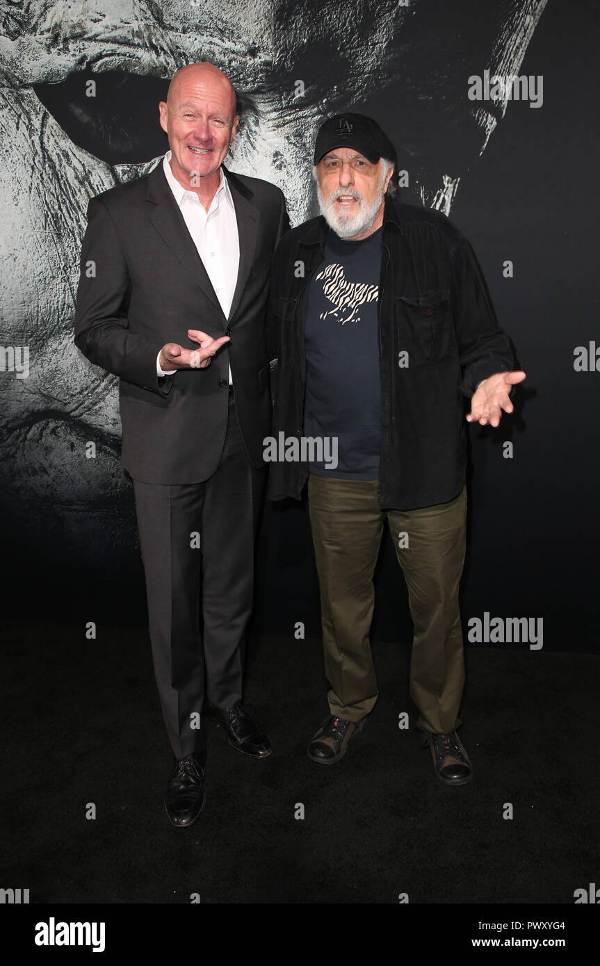 Hollywood, Californie, USA. 17 Oct, 2018. James Jude Courtney, Nick Castle, assiste à l'Universal Pictures' 'Halloween' en première mondiale au théâtre chinois de Grauman le 17 octobre 2018 à Hollywood, Californie. Credit : Faye Sadou/media/Alamy Punch Live News Banque D'Images