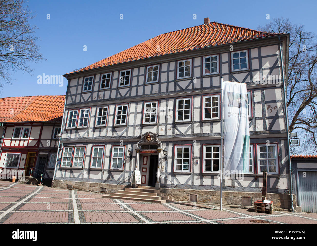 Musée Municipal, ex-garçons catholique, Duderstadt, Basse-Saxe, Allemagne, Europe Banque D'Images