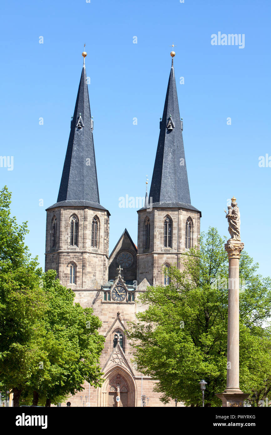 L''Église Saint Cyriacus, Duderstadt, Basse-Saxe, Allemagne, Europe Banque D'Images