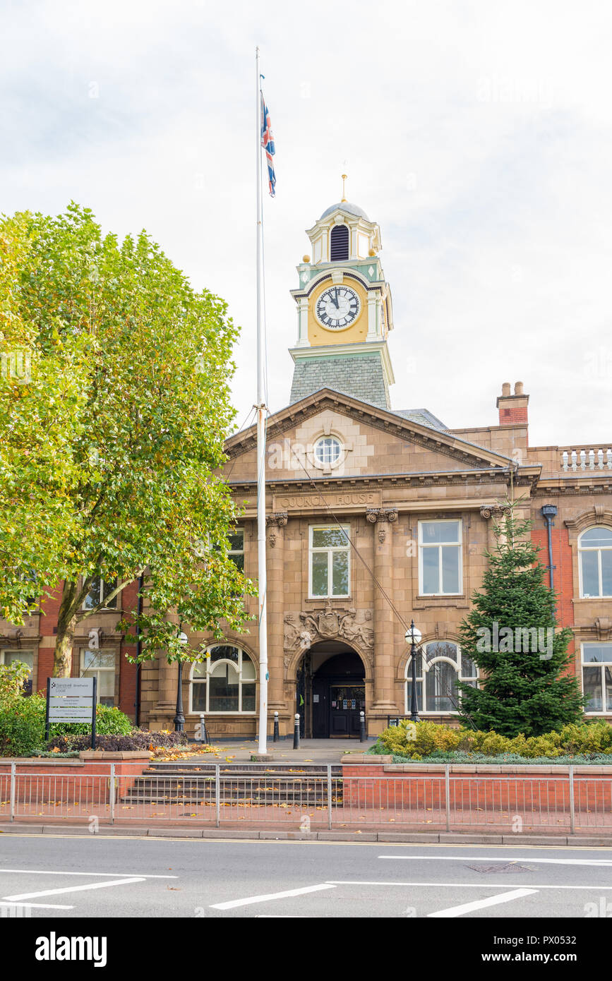 L'hôtel récemment rénové dans maison Conseil Smethwick High Street, Smethwick, Sandwell, West Midlands, Royaume-Uni Banque D'Images