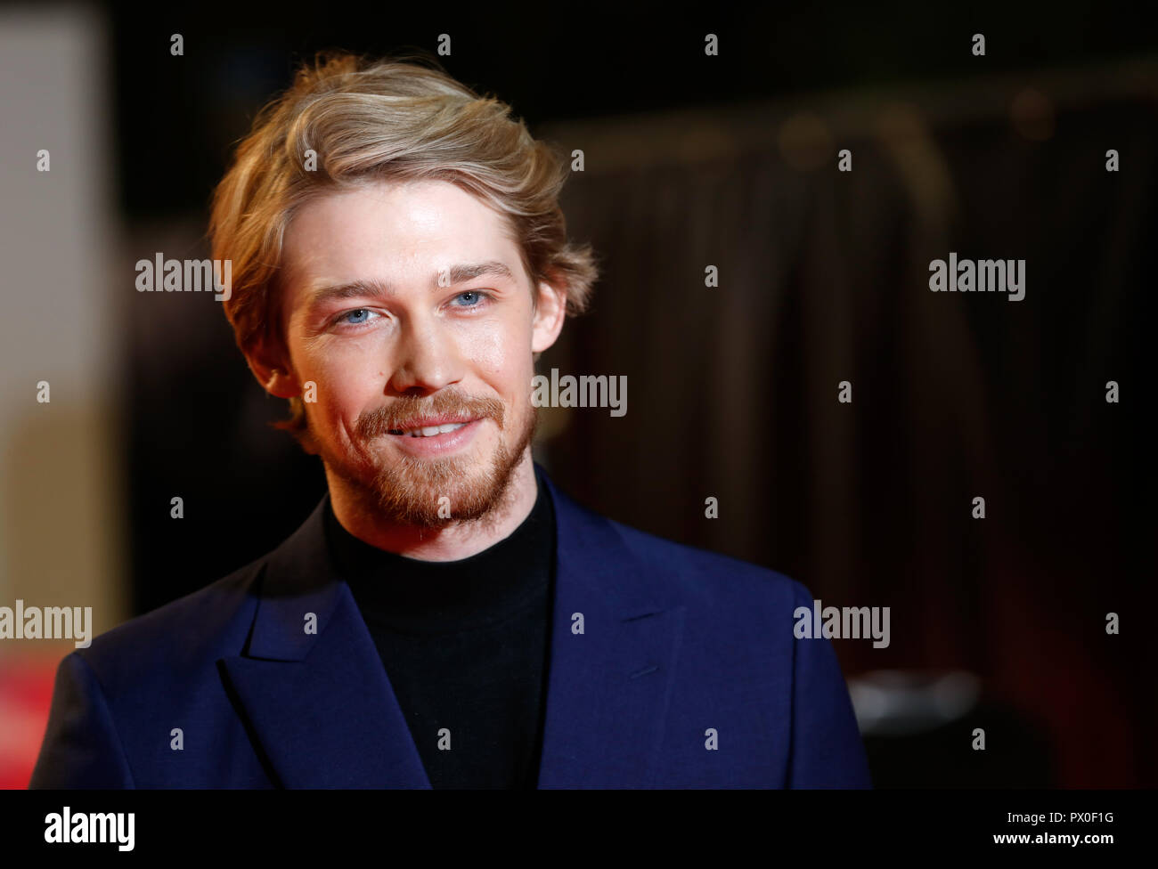 Joe Alwyn participant à la UK premiere du favori à la BFI Southbank pour la 62e session de BFI London Film Festival. Banque D'Images