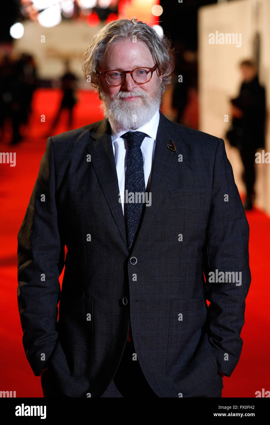 Tony McNamara participant à la UK premiere du favori à la BFI Southbank pour le 62e Festival du Film de Londres BFI Banque D'Images
