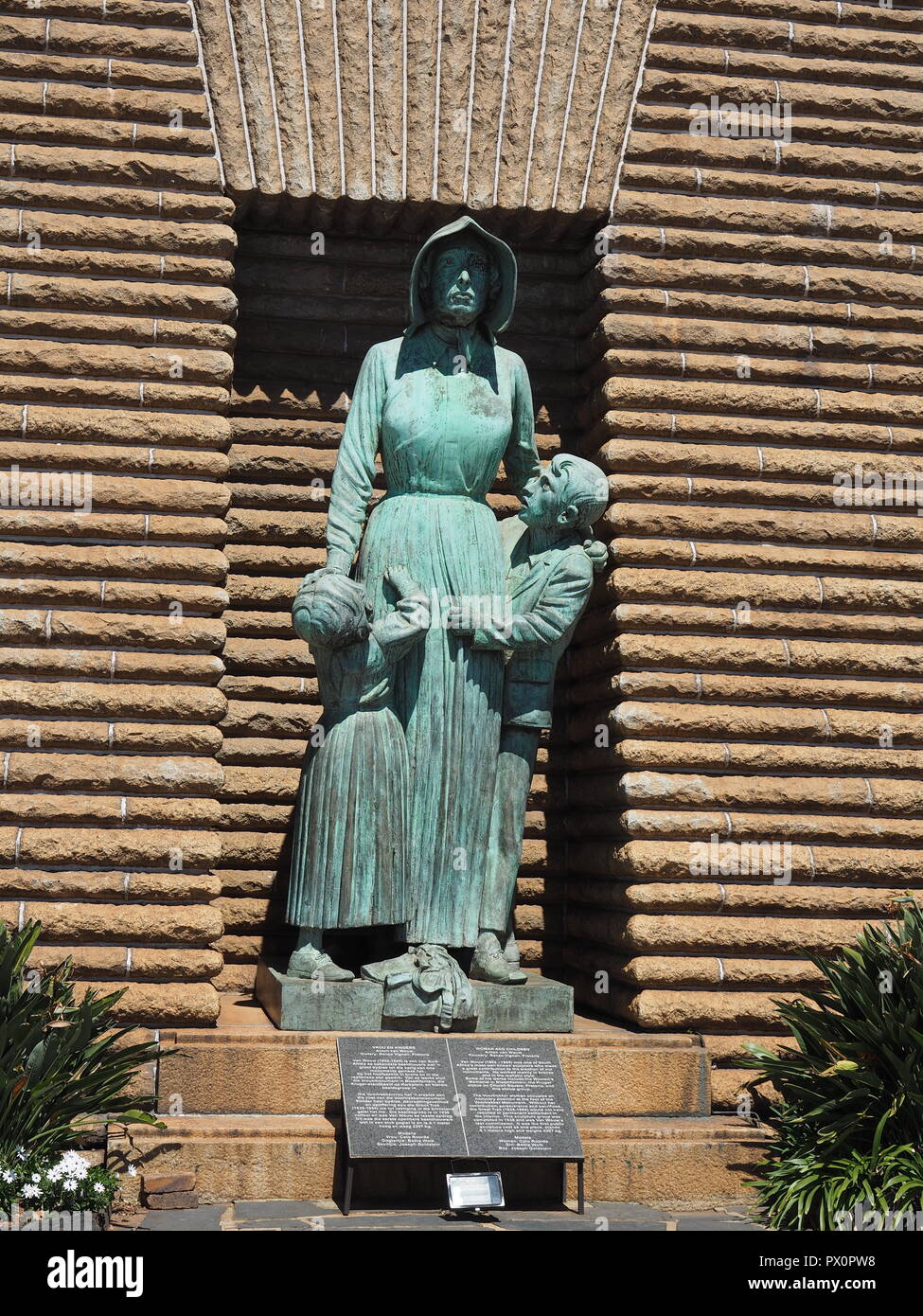 Le monument Voortrekker Afrique du Sud Banque D'Images