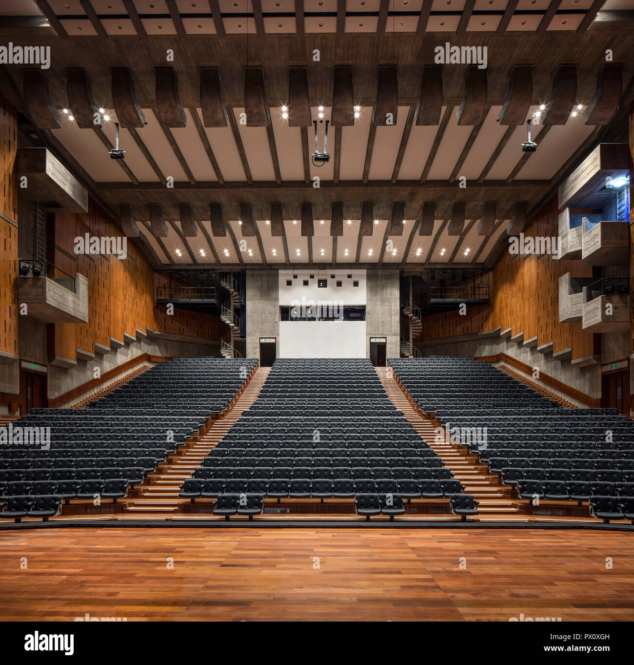 Le Purcell Room restauré au Queen Elizabeth Hall, Southbank Centre, Londres, Royaume-Uni. Banque D'Images