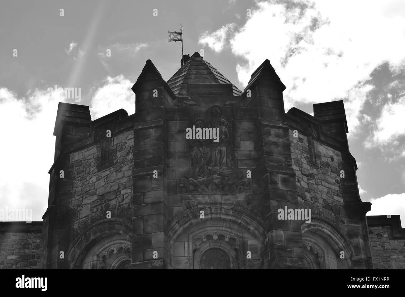 Le Château d'Édimbourg Banque D'Images