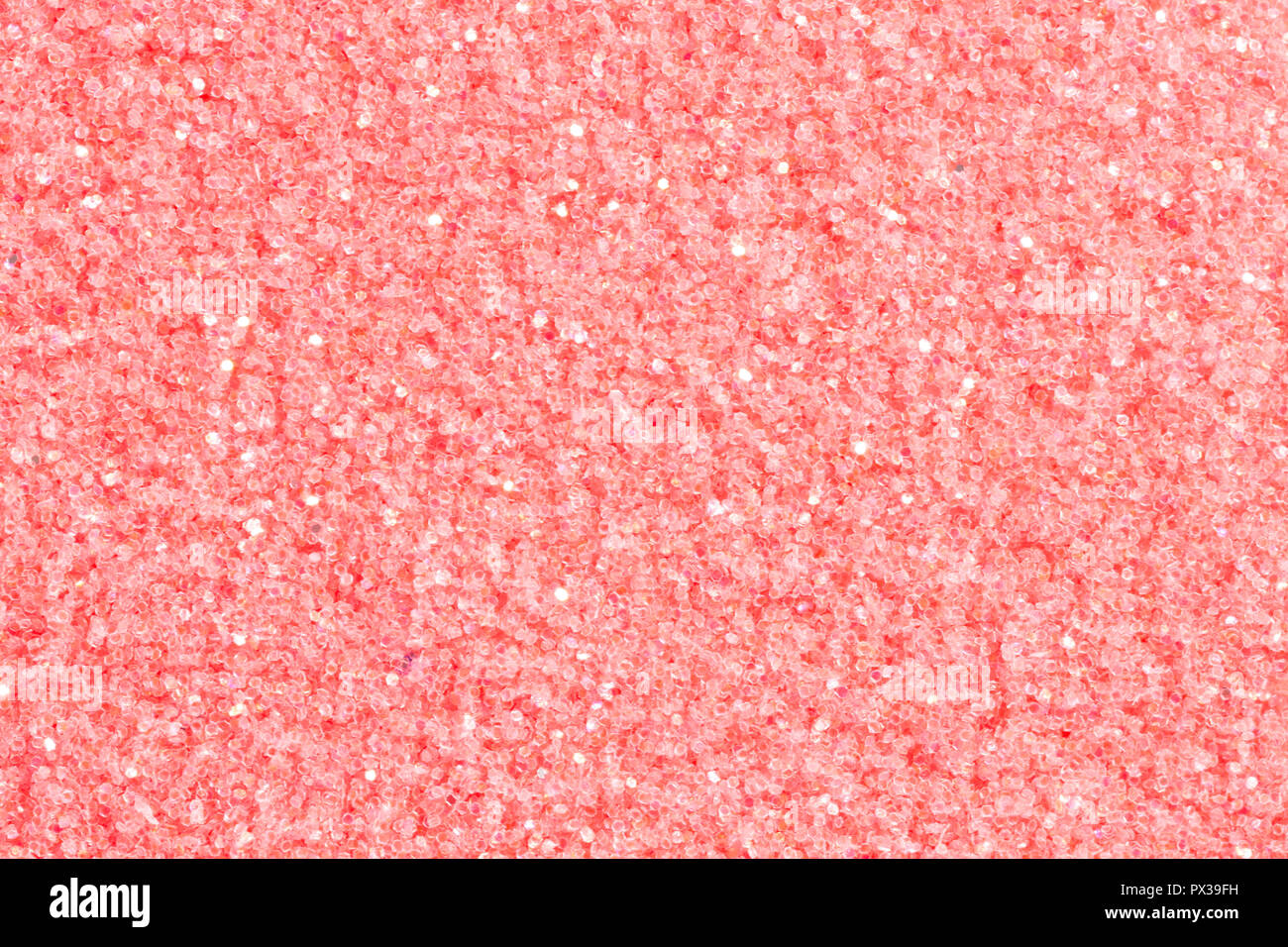 Light pink glitter avec éblouissement. Pink glitter texture. Banque D'Images