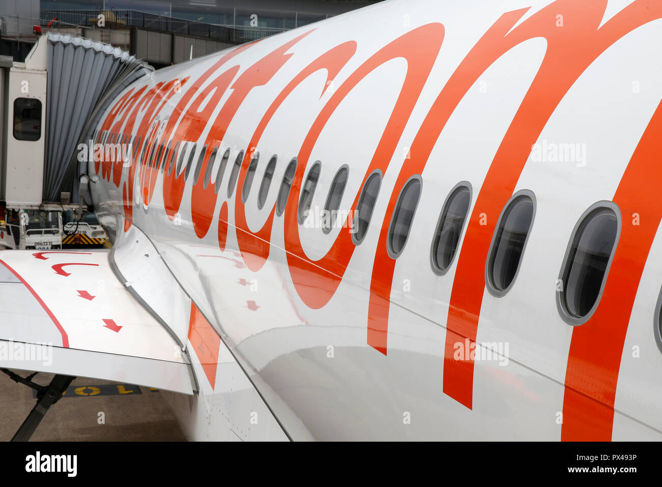 Avion à l'aéroport d'Orly, France. Banque D'Images