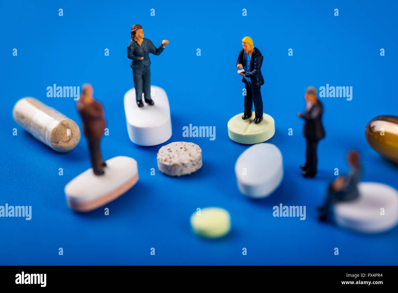 L'industrie des soins de santé et de pharmacie business concept Banque D'Images