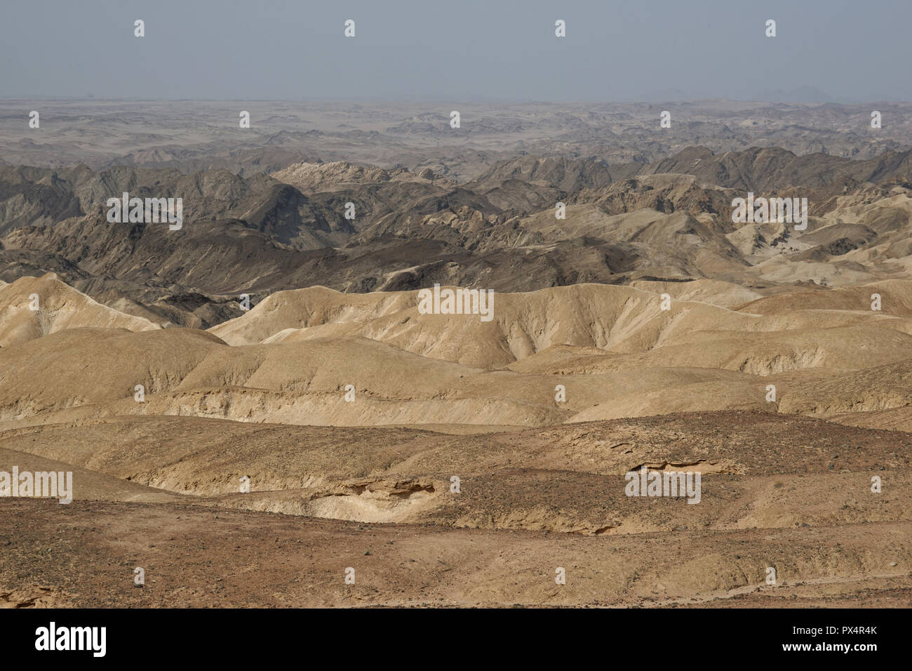 Mondlandschaft, Landschaft des unteren Swakoptals en Namibie, Welwitschia-Drive, Namib Naukluft Park, Swakopmund, Namibie Namib, Republik, Afrika Banque D'Images