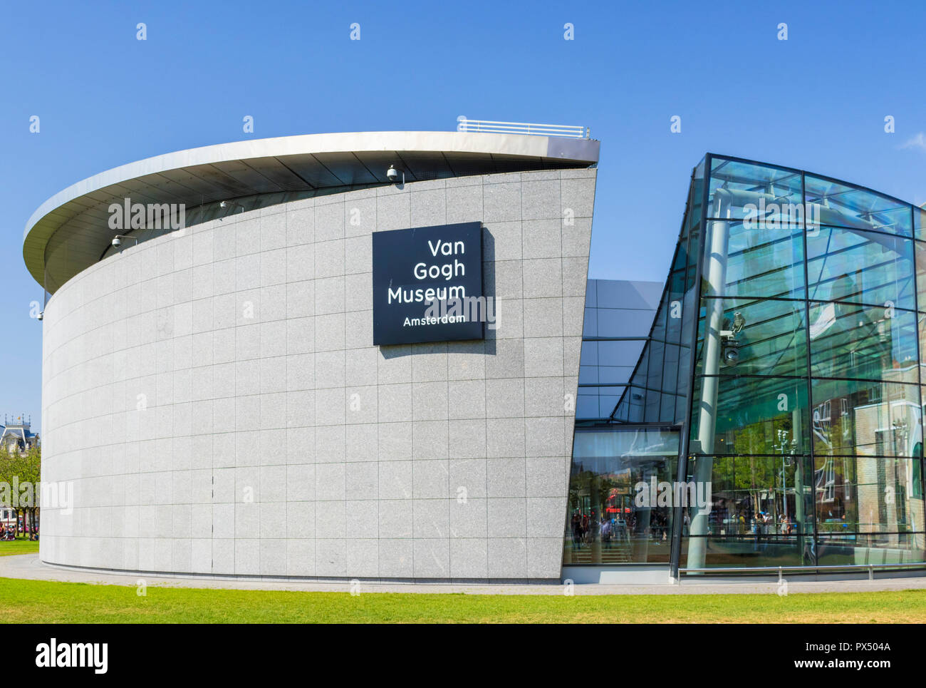 Amsterdam Musée Van Gogh Amsterdam façade extérieure Amsterdam Hollande Pays-bas eu Europe Banque D'Images