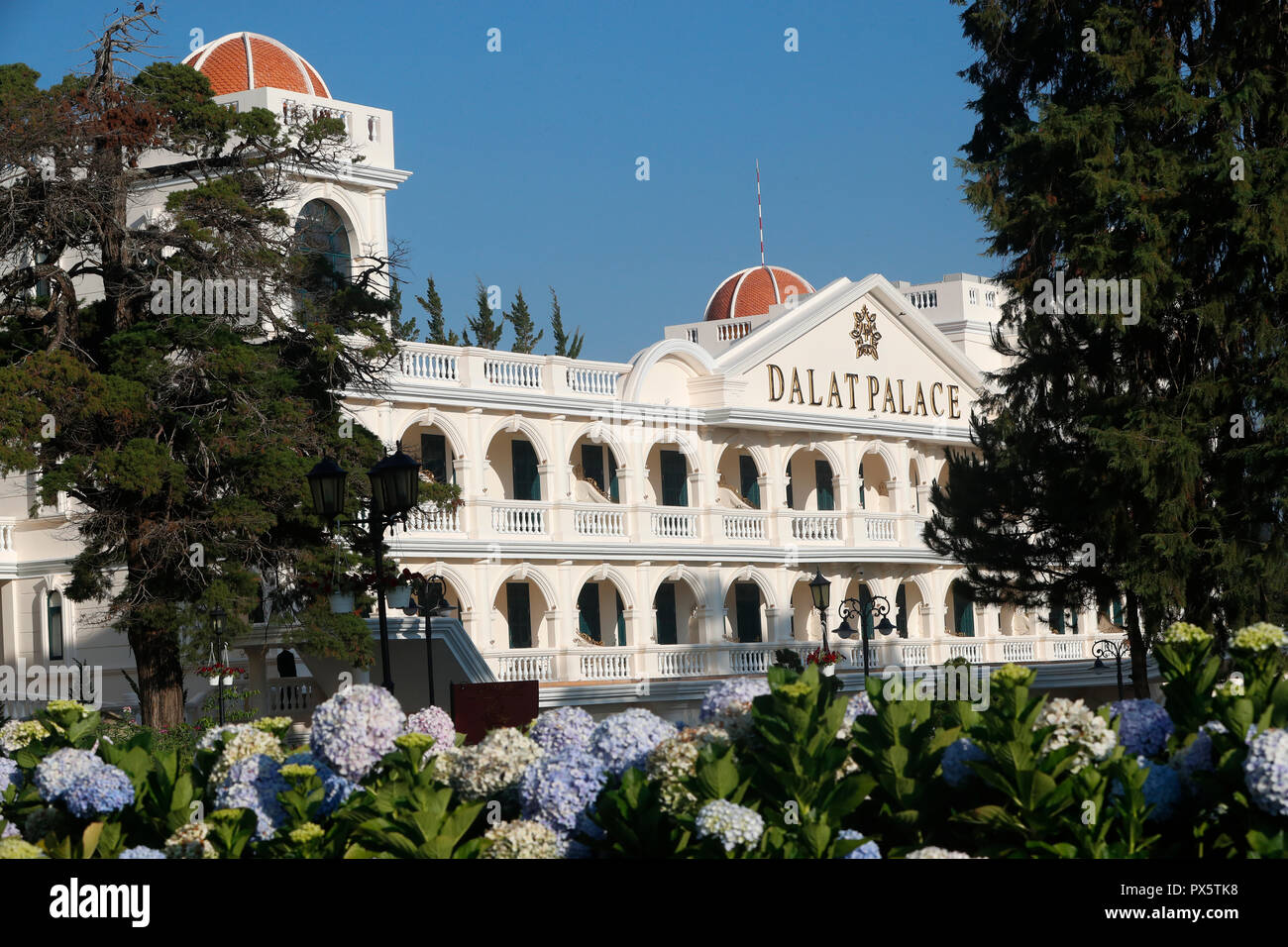 Le Dalat 5 stars hotel Sofitel ( ) Date de l'époque coloniale française. Le Vietnam. Banque D'Images