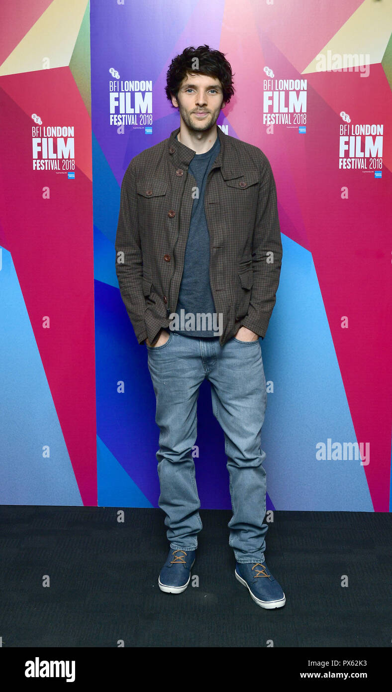 Colin Morgan participant à la Benjamin Premiere dans le cadre de la BFI London Film Festival à BFI à Londres. Banque D'Images