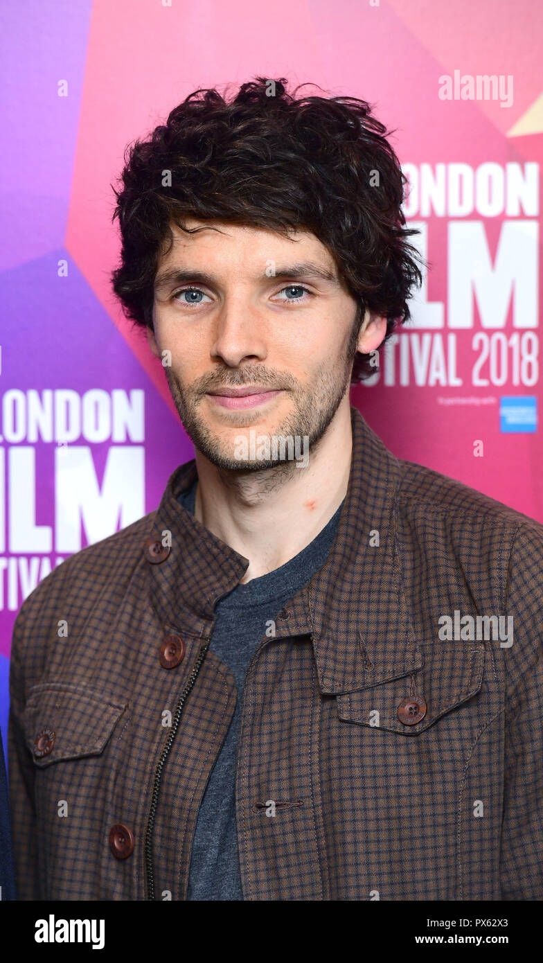 Colin Morgan participant à la Benjamin Premiere dans le cadre de la BFI London Film Festival à BFI à Londres. Banque D'Images