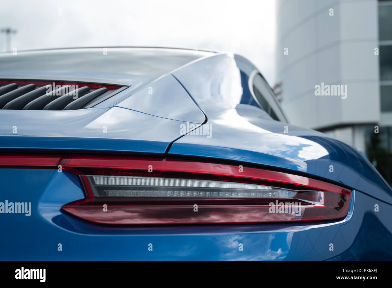 Photos prises au cours de la période de l'ouverture de Porsche nord de Toronto au Canada. (2018) Banque D'Images