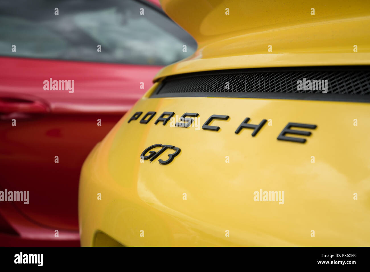 Photos prises au cours de la période de l'ouverture de Porsche nord de Toronto au Canada. (2018) Banque D'Images