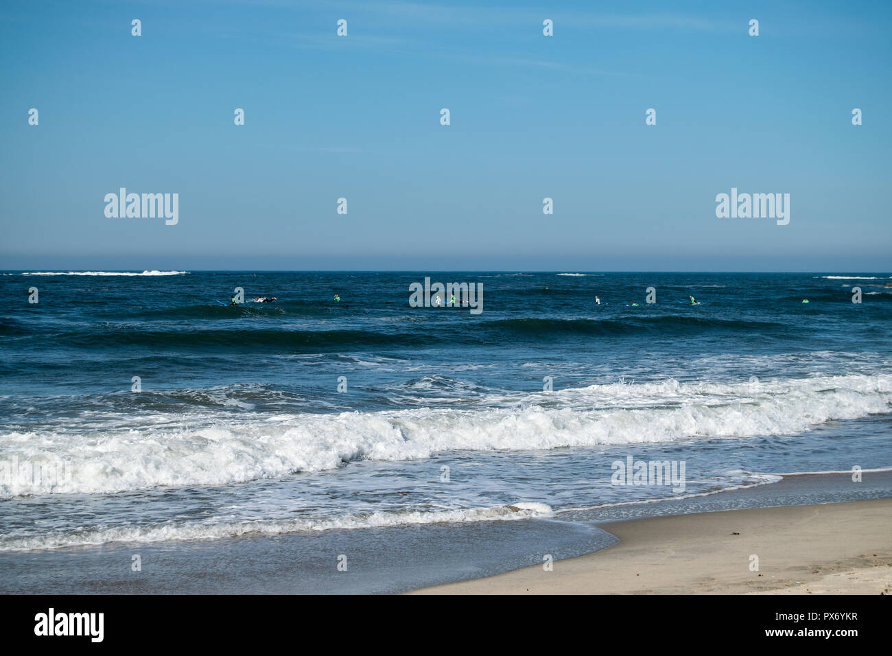 Ofir Beach au Portugal, spot de surf Banque D'Images