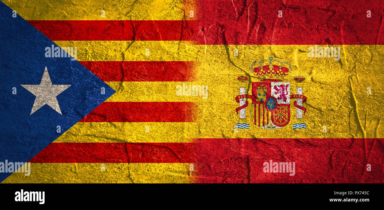 Image Par Rapport A La Situation Politique Entre L Espagne Et La Catalogne La Catalogne Vote Pour Quitter L Etat De L Espagne La Democratie Processus Politique Avec Ref Photo Stock Alamy