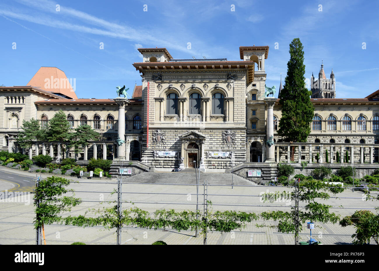 Palais de Rumine à Lausanne, Suisse Banque D'Images