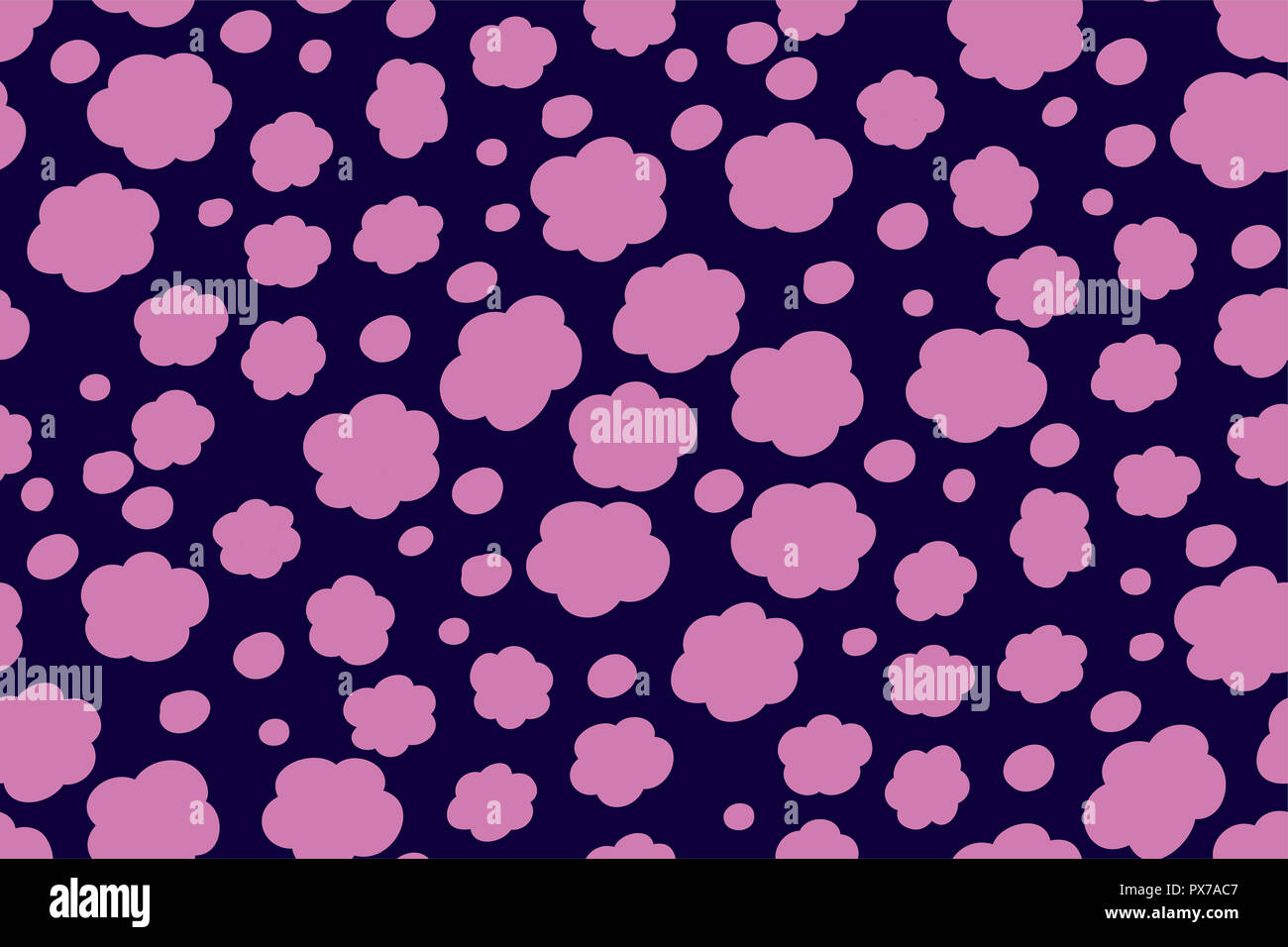 Petites fleurs d'été modèle transparent. Illustration botanique faites à la main. Vector floral design pour la mode imprime, album, papier d'emballage. Banque D'Images