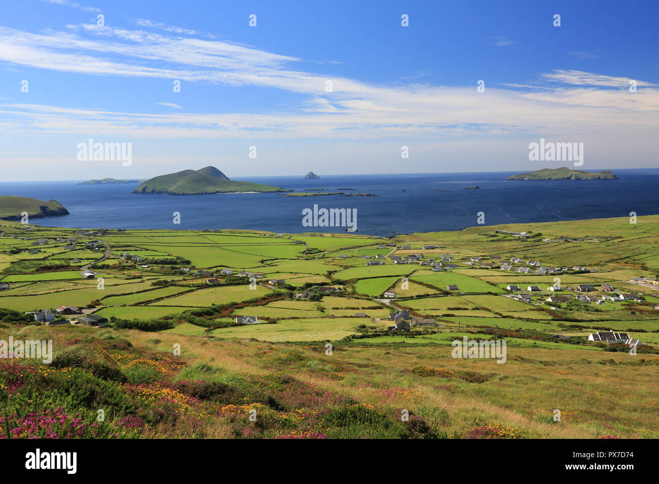 Façon sauvage de l'Atlantique, péninsule de Dingle, comté de Kerry, irreland Banque D'Images