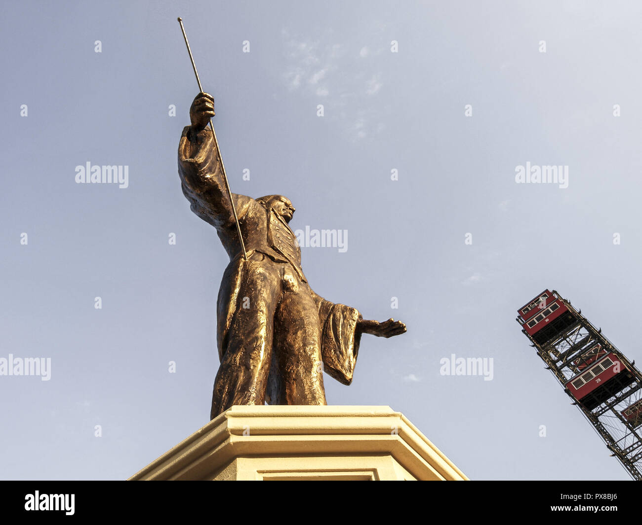 Vienne, Prater, redesing 2008 entrée, l'Autriche, 2 district. Banque D'Images