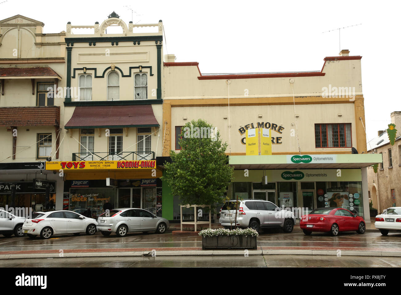 Bâtiments sur Auburn Street, Goulburn, EN IN Banque D'Images