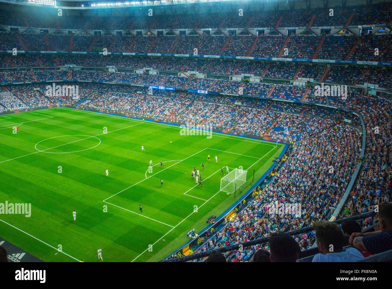 CD contre Real Madrid Leganes match de football. Santiago Bernabeu, Madrid, Espagne. Banque D'Images
