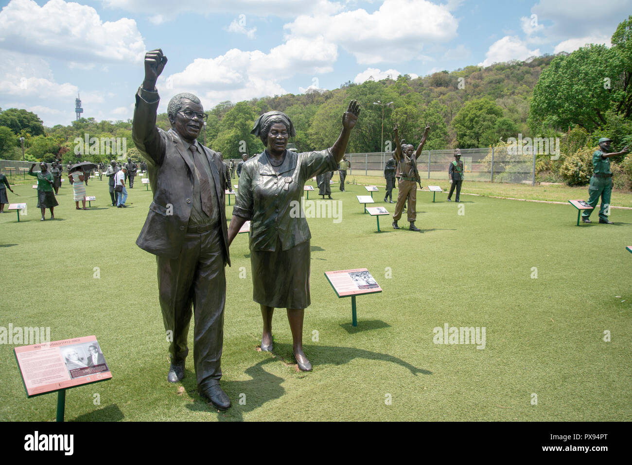 Pretoria Afrique Du Sud Le 20 Octobre 2018 Une Sculpture De Walter pretoria-afrique-du-sud-le-20-octobre-2018-une-sculpture-de-walter