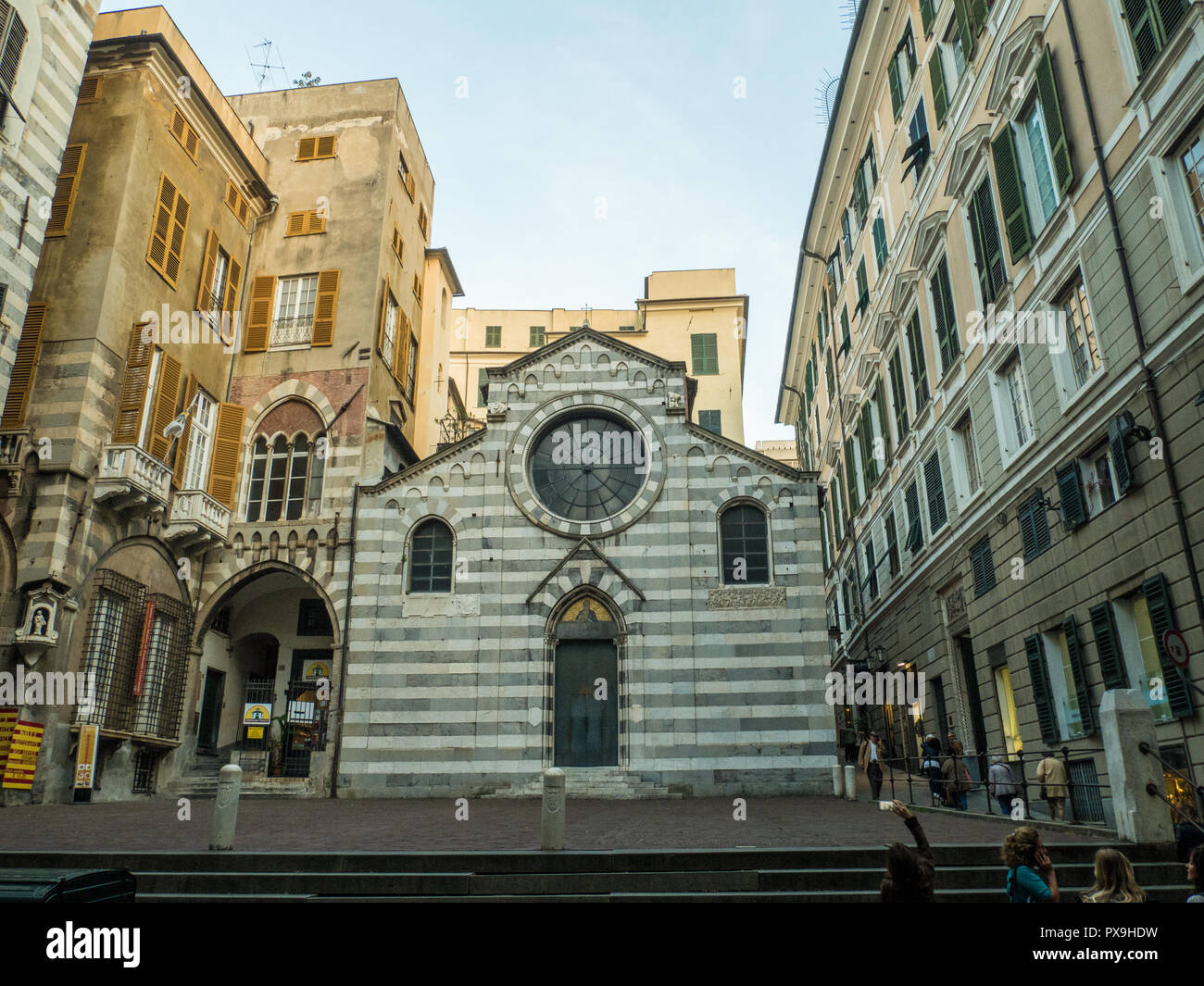 San Matteo Eglise Catholique Romaine à quelques minutes à pied de la place de Ferrari, ville de Gênes, Région Ligurie, Italie Banque D'Images