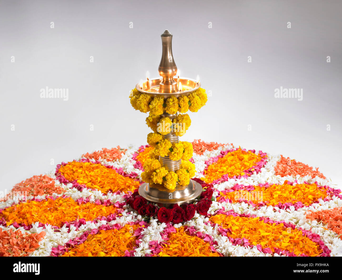 Une nature morte illustrant le FESTIVAL D'ONAM Banque D'Images