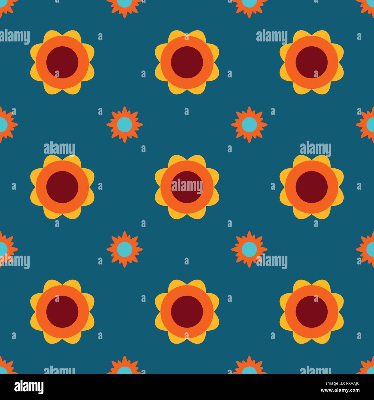 Seamless Vector abstract background tuiles décoratives colorées. Tuile traditionnelle Illustration de Vecteur