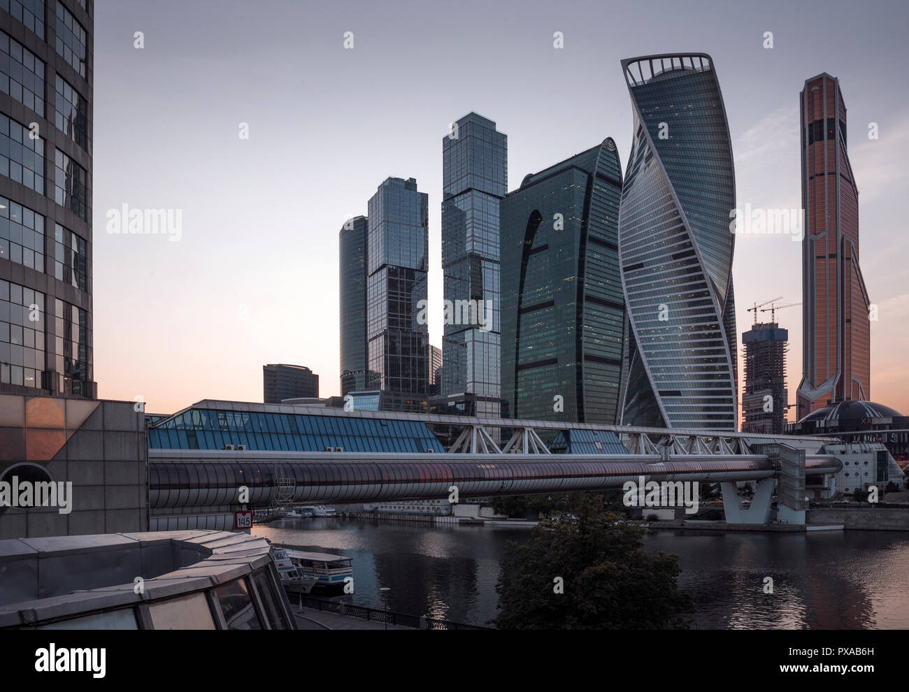Centre de commerce international de la ville de Moscou, Russie Banque D'Images