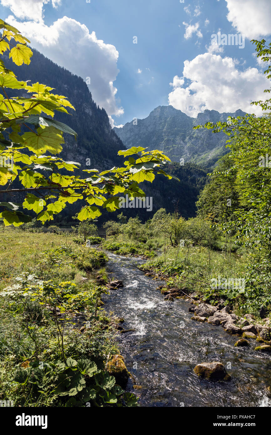 La beauté de la parc national de Berchtesgaden, en Bavière, Allemagne Banque D'Images