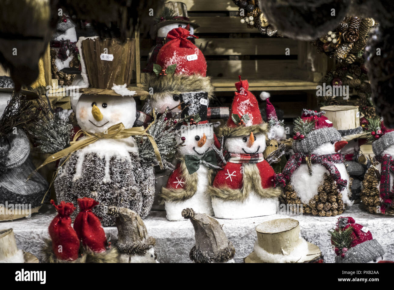 Village de Noël, Marché de Noël à Vienne, Autriche, Vienne Banque D'Images