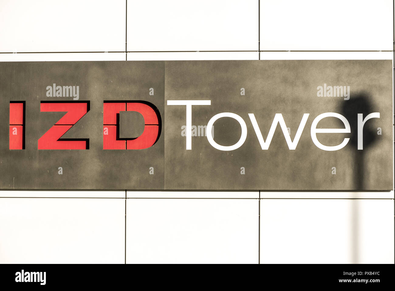 IZD Tower, Danube City, DC, Vienne, Autriche Banque D'Images