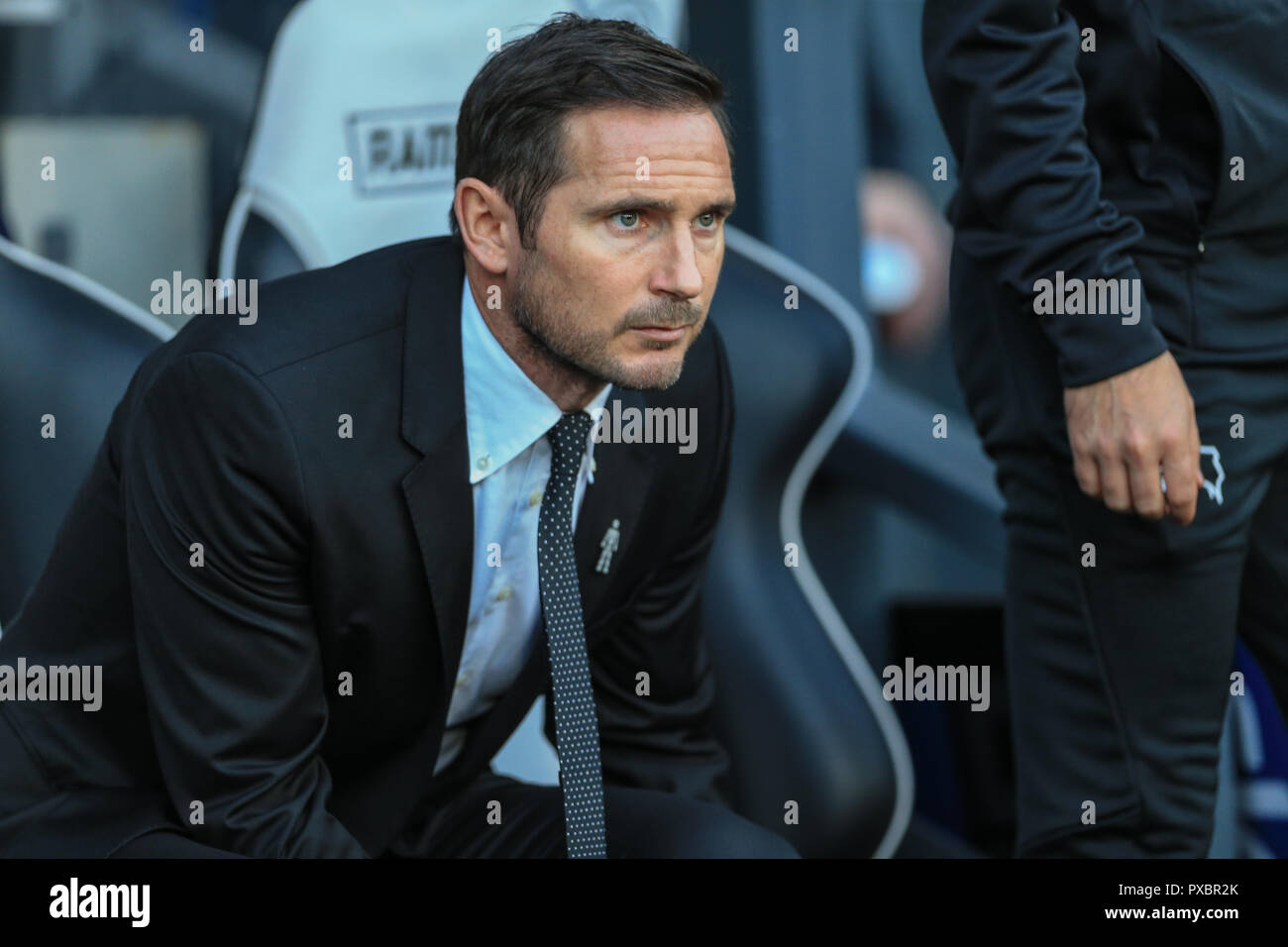 20 octobre 2018, Pride Park, Derby, England ; Sky Bet Championship, Derby County v Sheffield United ; Frank Lampard manager de Derby Crédit : Mark Cosgrove/News Images images Ligue de football anglais sont soumis à licence DataCo Banque D'Images