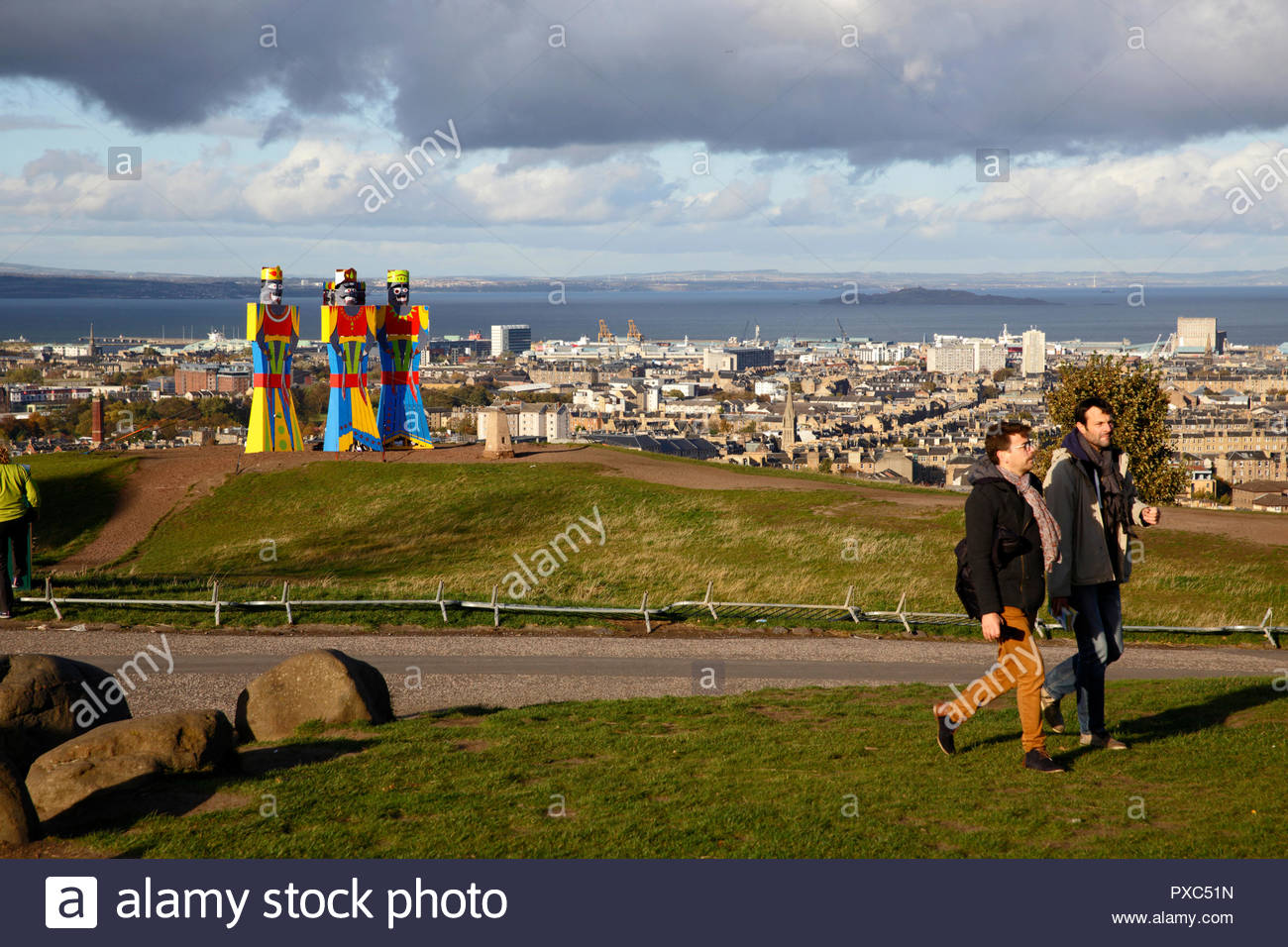 Edinburgh, Royaume-Uni. Octobre 21, 2018. Dusherra l'activité phare de l'Indian Arts écossais Forum se tient sur le dessus de Calton Hill, à Édimbourg. Credit : Craig Brown/Alamy Live News. Banque D'Images