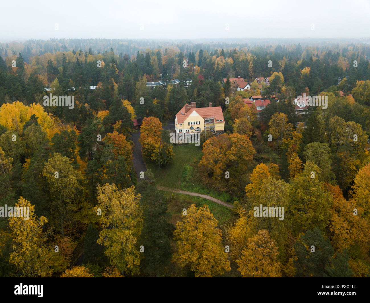 Kauniainen, Finlande Banque D'Images