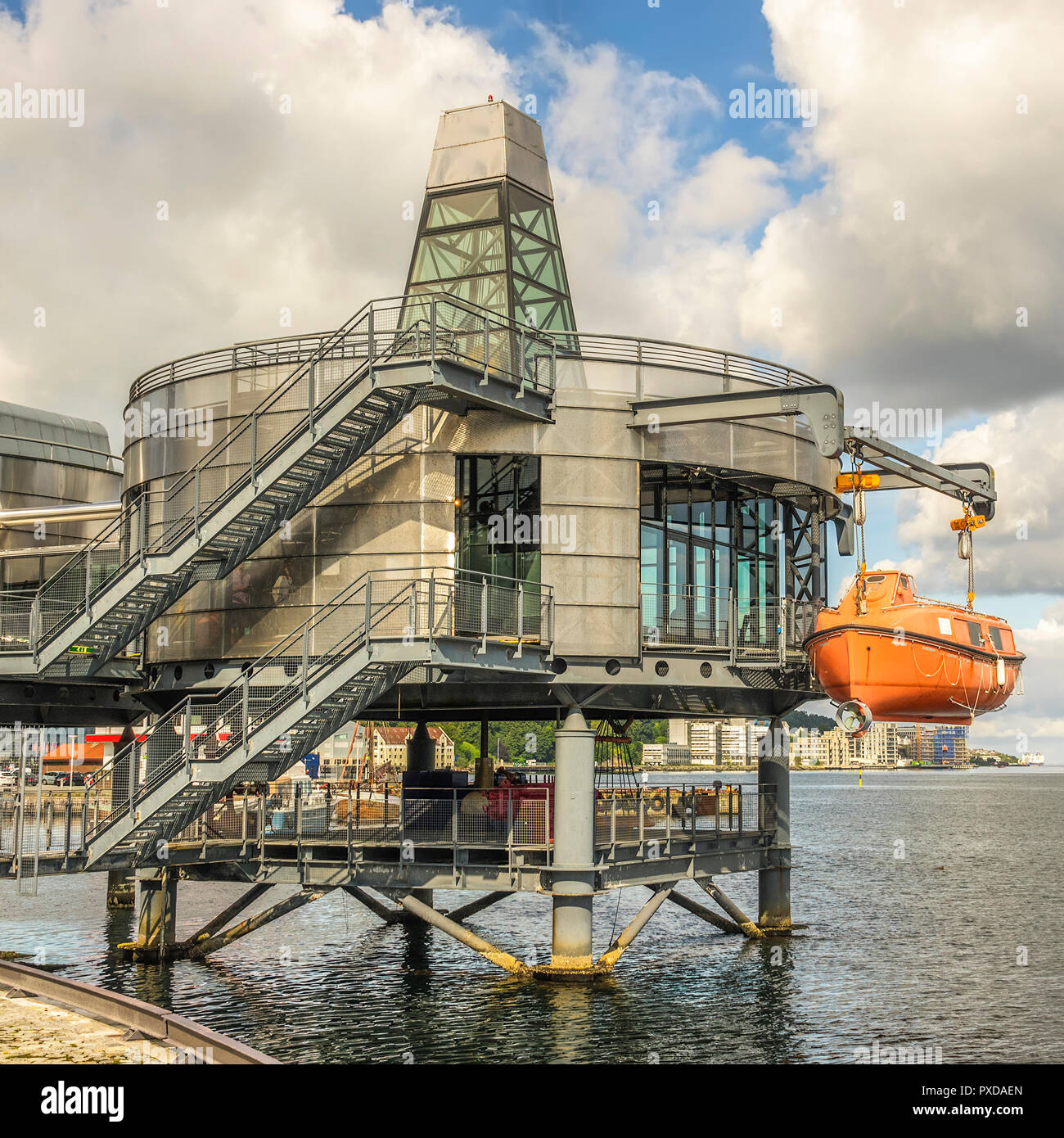 Le Musée du Pétrole à Stavanger en Norvège Banque D'Images