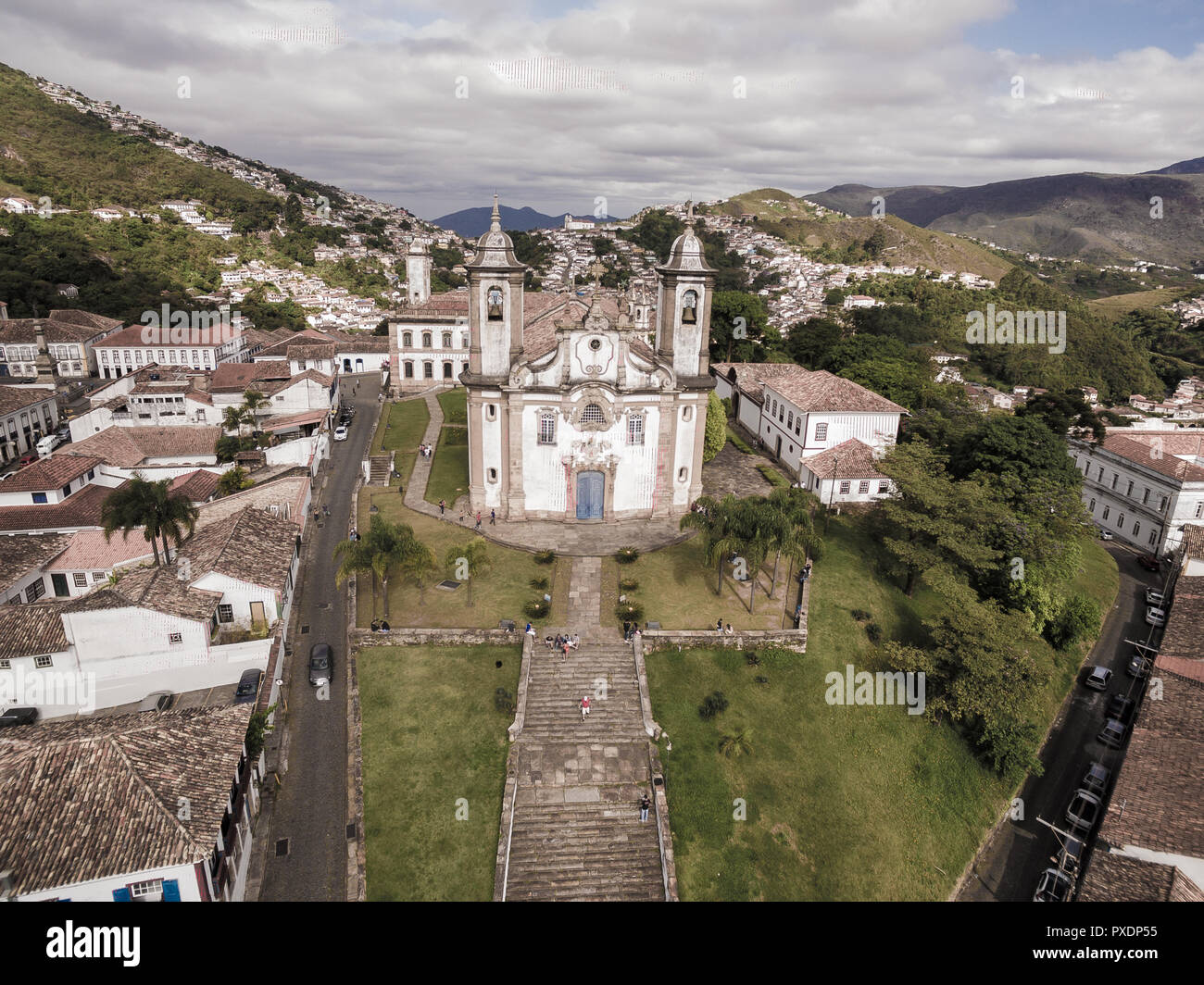 Igreja Nossa Senhora do Carmo, centro histórico de Ouro Preto - MG Banque D'Images