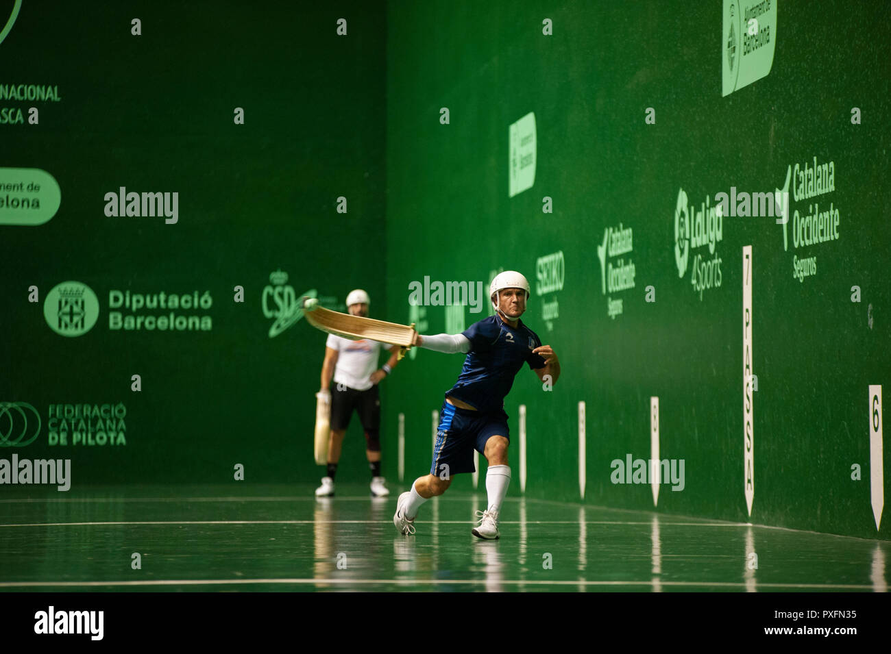 15 octobre 2018, Barcelone. Le monde ball championnat qui se déroulera à Barcelone a la présence des 14 meilleures équipes du monde, qui co Banque D'Images