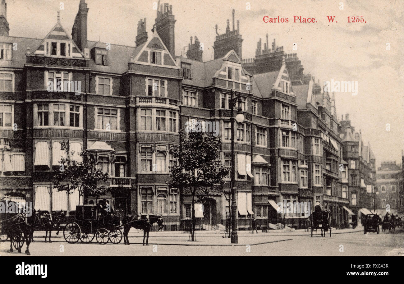 Carlos place, Mayfair, Londres Banque D'Images