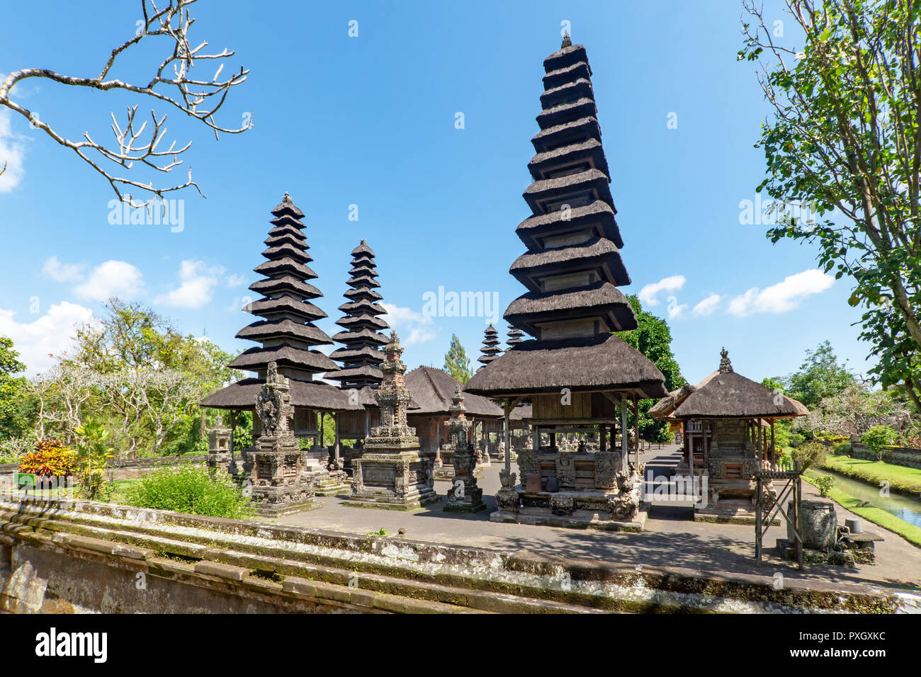 Temple de Taman Ayun, un temple royal de Mengwi Badung regency Empire situé dans l'un des lieux d'intérêt à Bali, Indonésie. Banque D'Images