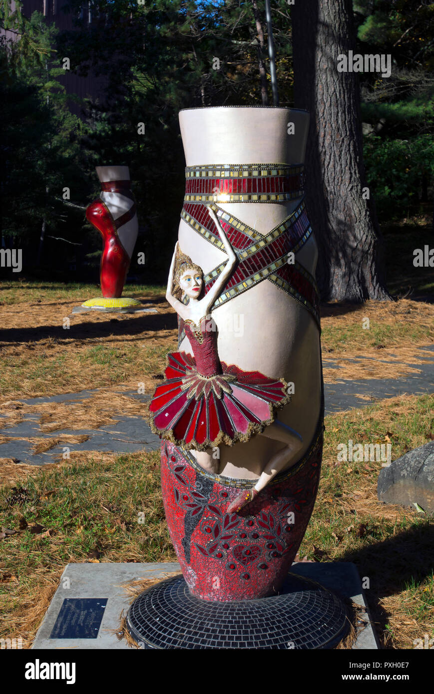 Une piscine ballet slipper art du Performance Center au Saratoga Springs Spa Parc National. Banque D'Images