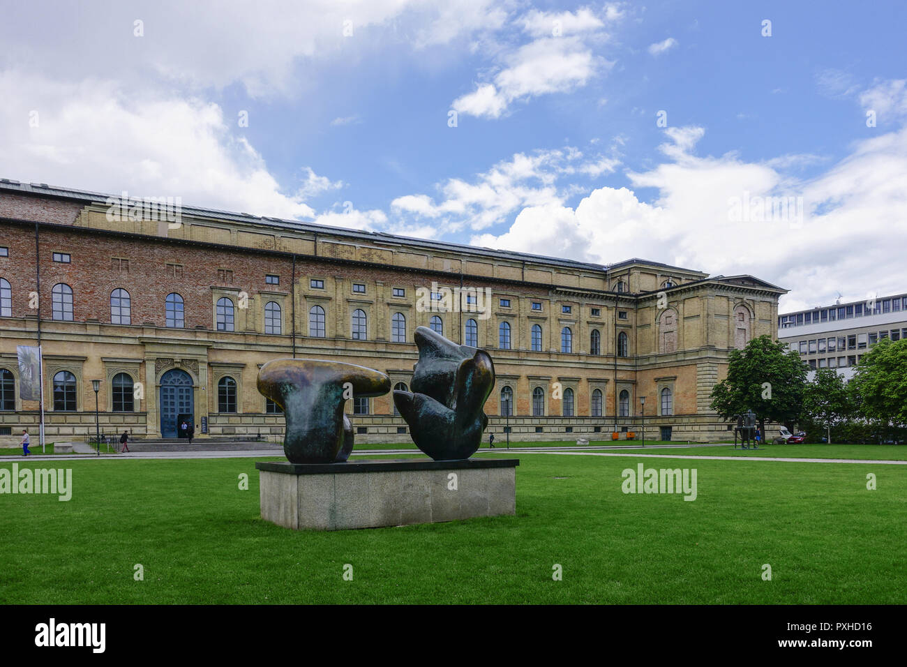 Dans Alte Pinakothek, Munich, Bayern, Deutschland, Europa, l'Alte Pinakothek, construit de 1826 à 1836 par L. von Klenze, Munich, Bavière, Allemagne, Europe. .De Banque D'Images