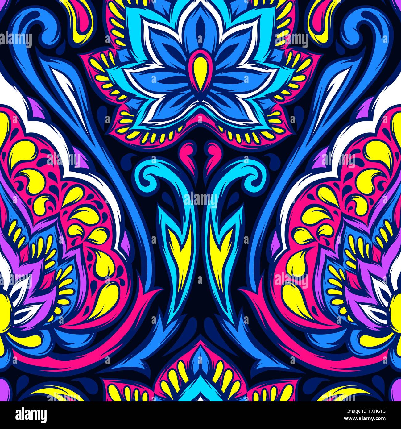 Ethnique indien motif transparent. Illustration de Vecteur Ethnique indien motif transparent. Illustration de Vecteur