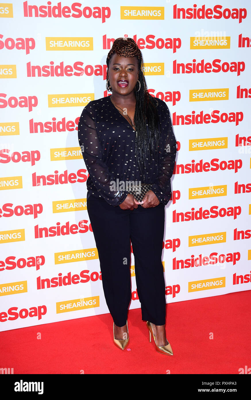 Tameka Empson, assistant à l'intérieur Prix Savon 2018 tenue à 100 Wardour Street, Soho, Londres. Banque D'Images